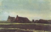 Vincent Van Gogh Farmhouses (nn04) USA oil painting reproduction